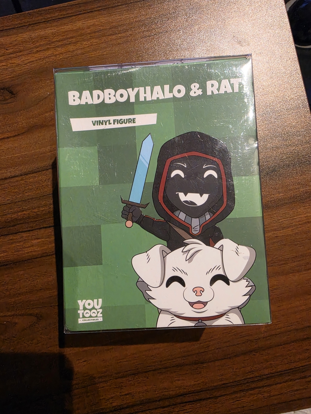 YOU TOOZ BadBoyHalo & Rat Vinyl Figure - Green
